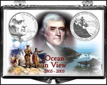 Westward Journey Jefferson Nickel Snaplock Display