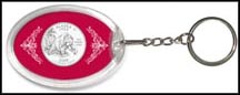 Alaska State Quarter Keychain