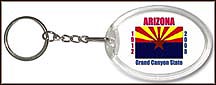 Arizona State Quarter Keychain
