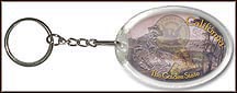 California State Quarter Keychain