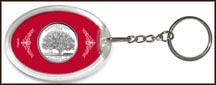 Connecticut State Quarter Keychain