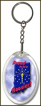 Indiana State Quarter Keychain