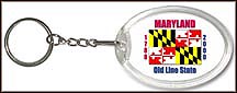 Maryland State Quarter Keychain