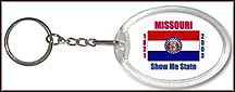 Missouri State Quarter Keychain