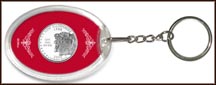 New Hampshire State Quarter Keychain