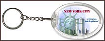 New York State Quarter Keychain