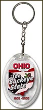 Ohio State Quarter Keychain