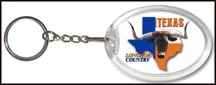 Texas State Quarter Keychain