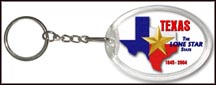 Texas State Quarter Keychain